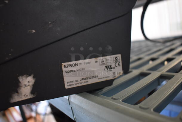 2 Epson M129H Receipt Printers. 6x8x6. 2 Times Your Bid! - Image 3 of 4