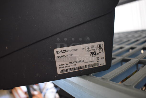 2 Epson M129H Receipt Printers. 6x8x6. 2 Times Your Bid! - Image 4 of 4
