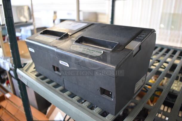 2 Epson M129H Receipt Printers. 6x8x6. 2 Times Your Bid! - Image 2 of 4
