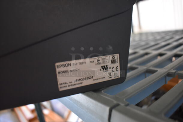 2 Epson M129H Receipt Printers. 6x8x6. 2 Times Your Bid! - Image 3 of 4