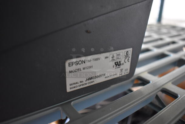 2 Epson M129H Receipt Printers. 6x8x6. 2 Times Your Bid! - Image 4 of 4