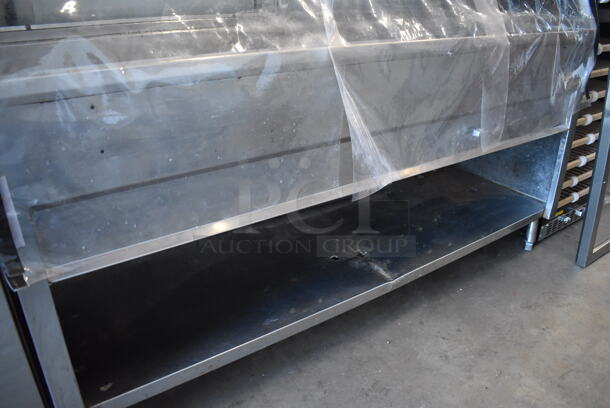 Stainless Steel Commercial Open Ice Buffet Station w/ Under Shelf. 72x27x57 - Image 3 of 5