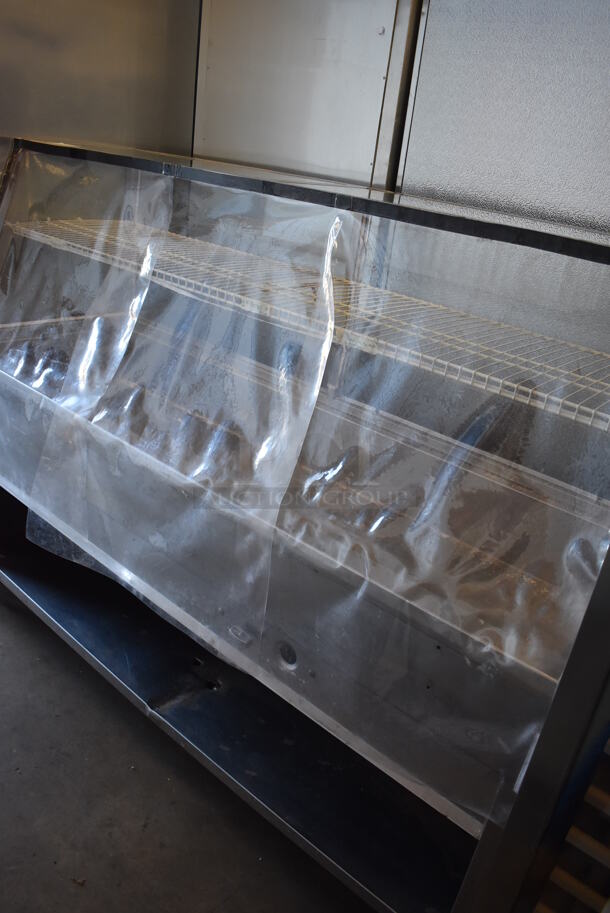 Stainless Steel Commercial Open Ice Buffet Station w/ Under Shelf. 72x27x57 - Image 4 of 5