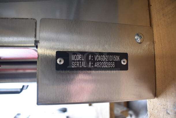 BRAND NEW SCRATCH AND DENT! Vulcan VC4GD-21D150K Stainless Steel Commercial Propane Gas Powered Full Size Convection Oven w/ View Through Doors, Metal Oven Racks and Thermostatic Controls. 50,000 BTU. 40x31x32 - Image 7 of 9