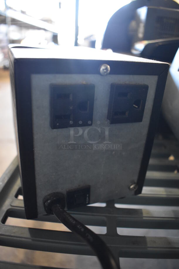 Micros 15" POS Monitor w/ Powervar Power Conditioner - Image 4 of 4