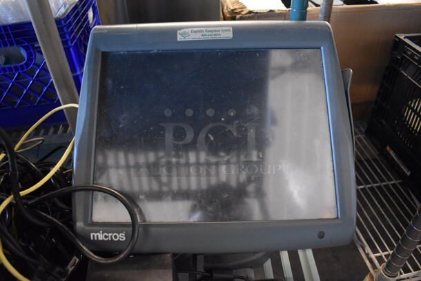 Micros 15" POS Monitor w/ Powervar Power Conditioner and Ingenico iPP320 Credit Card Reader - Image 4 of 4