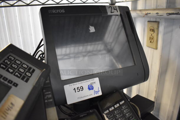 Micros 15" POS Monitor w/ Epson Receipt Printer, 2 Ingenico iPP320 Credit Card Reader and Metal Cash Drawer - Image 4 of 4