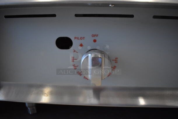 BRAND NEW SCRATCH AND DENT! CPG Cooking Performance Group Stainless Steel Commercial Countertop Natural Gas Powered Flat Top Griddle w/ Thermostatic Controls. 48x31x17 - Image 4 of 6