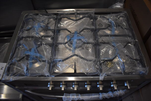 BRAND NEW SCRATCH AND DENT! KoolMore Stainless Steel Commercial Gas Powered 5 Burner Range w/ Oven. 36x24x31 - Image 3 of 7