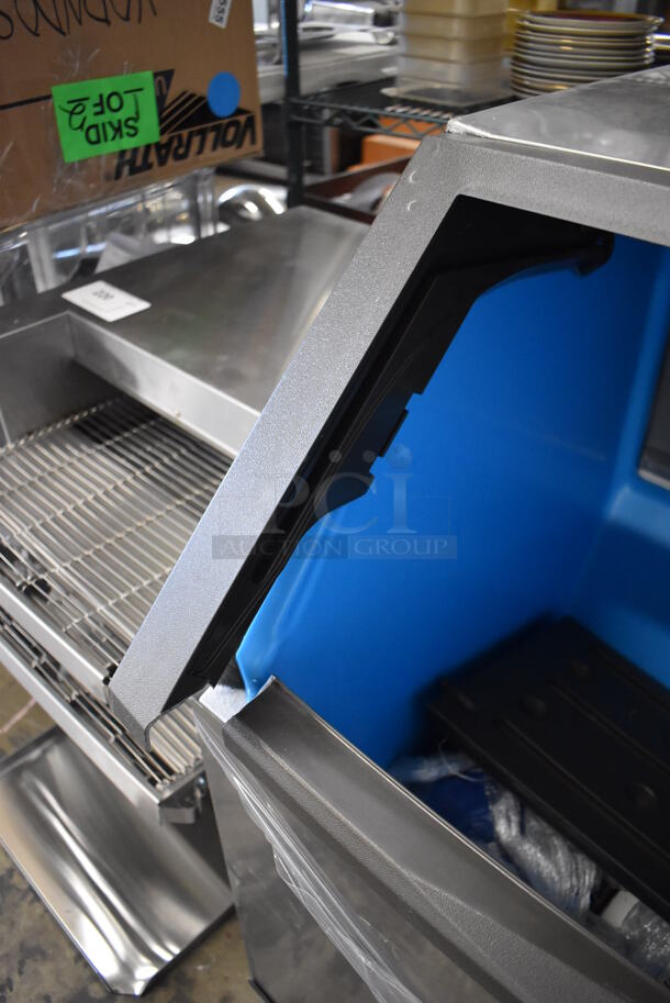 BRAND NEW SCRATCH AND DENT! 2022 Manitowoc UDF0140A-161B Stainless Steel Commercial Self Contained Full Dice Style Undercounter Ice Machine. 115 Volts, 1 Phase. 26x28x33. Tested and Working! - Image 9 of 10