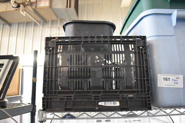 ALL ONE MONEY! Tier Lot of Various Poly Bins and Dish Caddy - Image 2 of 3