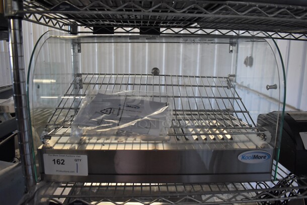 BRAND NEW! KoolMore HDC-1.5C Stainless Steel Commercial Countertop Heated Display Case Merchandiser. 110-120 Volts, 1 Phase. 22x16x15. Tested and Working! - Image 1 of 6