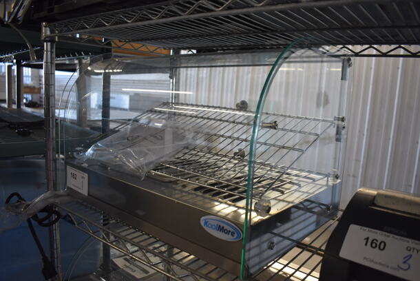 BRAND NEW! KoolMore HDC-1.5C Stainless Steel Commercial Countertop Heated Display Case Merchandiser. 110-120 Volts, 1 Phase. 22x16x15. Tested and Working! - Image 2 of 6