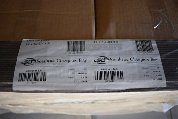 PALLET LOT OF 16 BRAND NEW IN BOX! ComfortCup 89408 Black Plastic Lids and Southern Champion Tray Boxes. 16 Times Your Bid! - Image 3 of 6