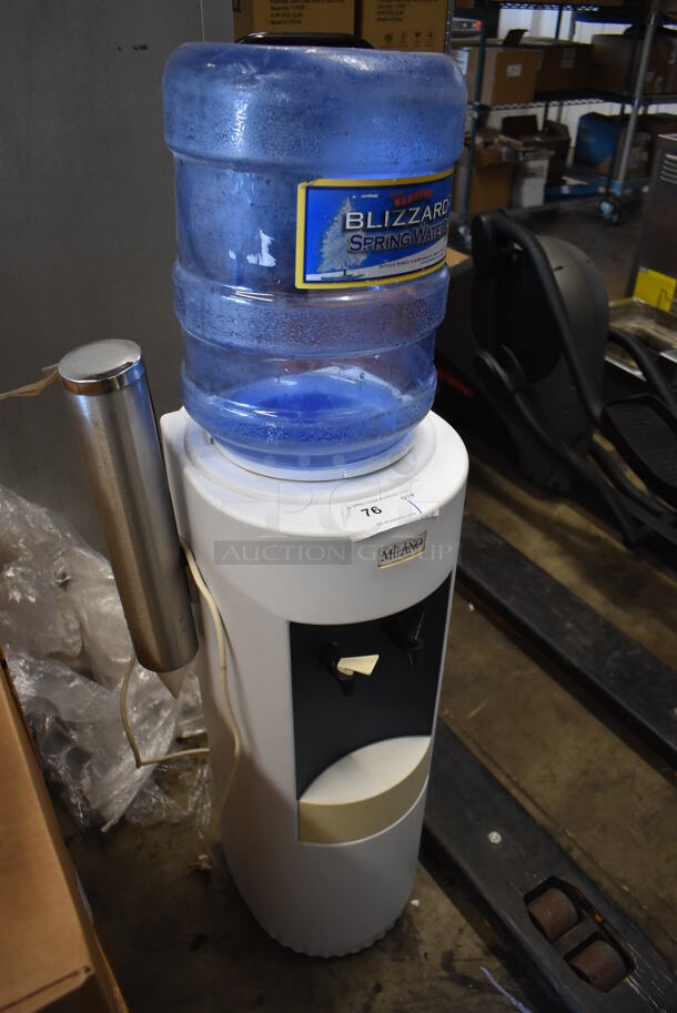 Milano 405C Floor Style Water Cooler w/ Poly Water Jug. 120 Volts, 1 Phase. 17x14x51. Tested and Working! - Image 2 of 6