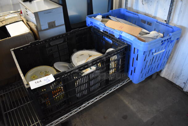 ALL ONE MONEY! Tier Lot of Various Items Including Ceramic Plates and Bowls - Image 1 of 7