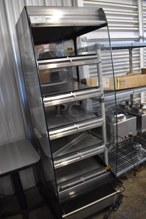 Fri-jado MD25-5 SB Stainless Steel Commercial Open Grab N Go Merchandiser on Commercial Casters. 208 Volts, 1 Phase. 24x32x77 - Image 2 of 5