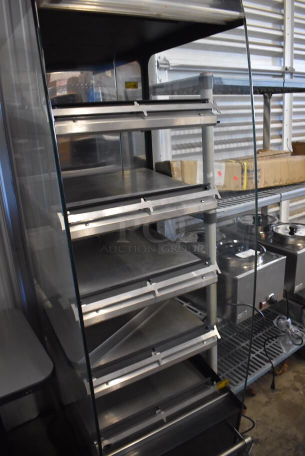 Fri-jado MD25-5 SB Stainless Steel Commercial Open Grab N Go Merchandiser on Commercial Casters. 208 Volts, 1 Phase. 24x32x77 - Image 3 of 5