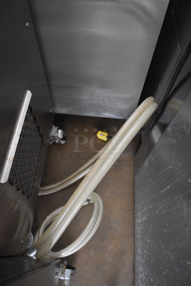 2011 Electro Freeze SL500-132 Stainless Steel Commercial Floor Style Water Cooled 2 Flavor w/ Twist Soft Serve Ice Cream Machine on Commercial Casters. 208-230 Volts, 3 Phase. 22x32x60 - Image 9 of 9