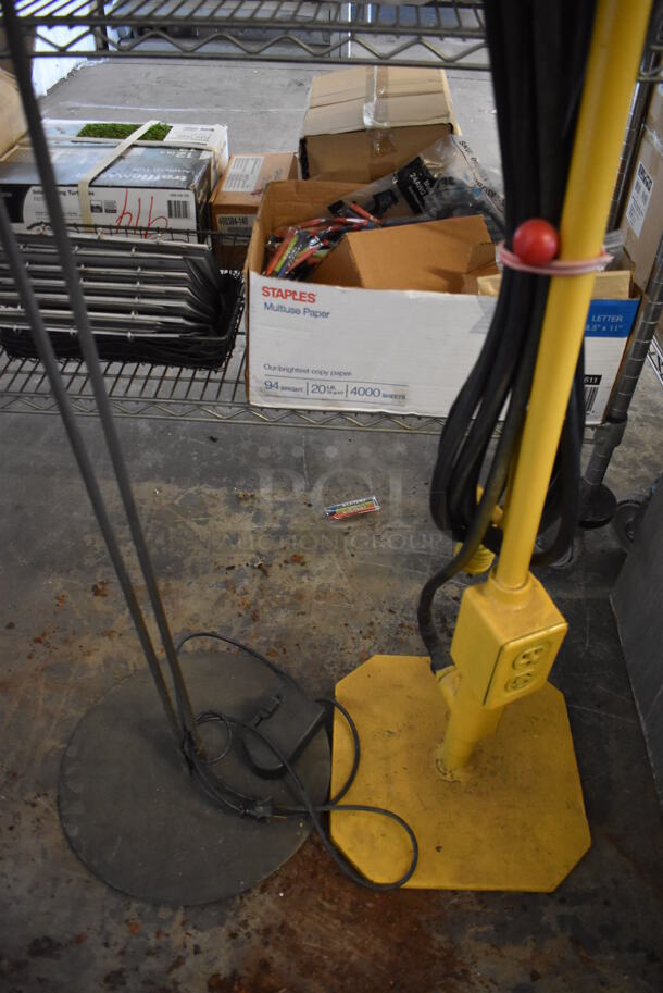 2 Various Floor Style Lamps. Includes 12x12x61. 2 Times Your Bid! - Image 2 of 5