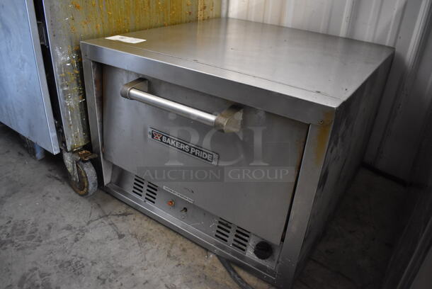Bakers Pride P22S Stainless Steel Commercial Countertop Electric Powered Pizza Oven w/ Cooking Stones. 208 Volts. 25.5x27x18 - Image 2 of 5