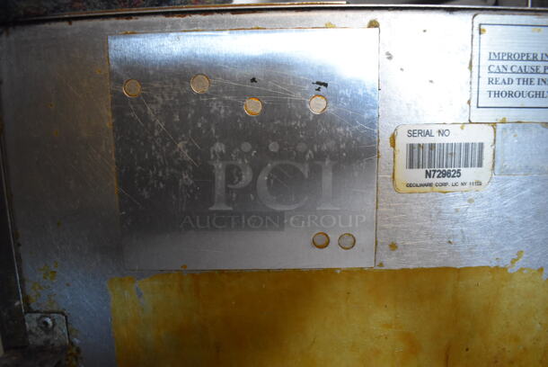 Cecilware Stainless Steel Commercial Electric Powered Floor Style Deep Fat Fryer on Commercial Casters. 208 Volts, 1 Phase. 15.5x30x45 - Image 8 of 8