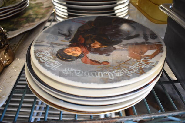 ALL ONE MONEY! Tier Lot of Various Items Including Mirrors, Plates and Drop In Bins - Image 5 of 6