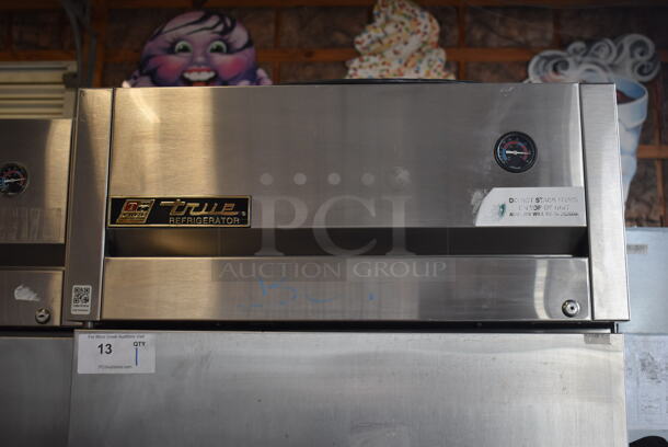 2010 True TG1R-1S Stainless Steel Commercial Single Door Reach In Cooler w/ Poly Coated Racks on Commercial Casters. 115 Volts, 1 Phase. 29x35x83. Tested and Working! - Image 4 of 7