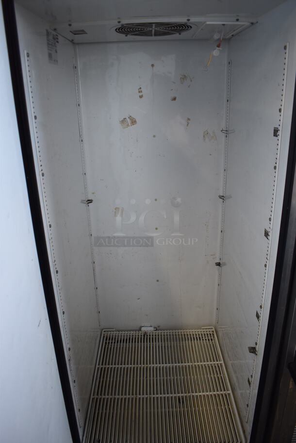 2010 True TG1R-1S Stainless Steel Commercial Single Door Reach In Cooler w/ Poly Coated Racks on Commercial Casters. 115 Volts, 1 Phase. 29x35x83. Tested and Working! - Image 5 of 7