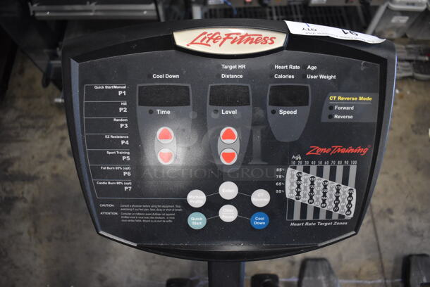 Life Fitness Metal Floor Style Elliptical. 24x80x61 - Image 5 of 6