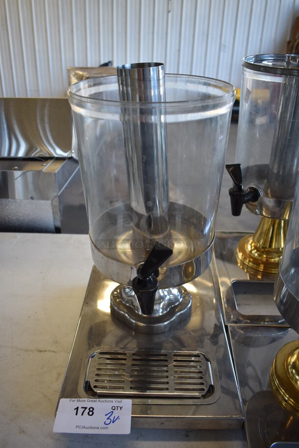 3 Various Metal Beverage Holder Dispensers on Stand. 10x14.5x18. 3 Times Your Bid! - Image 2 of 4