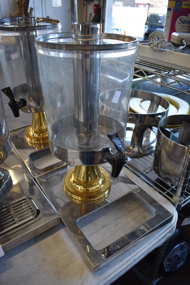 3 Various Metal Beverage Holder Dispensers on Stand. 10x14.5x18. 3 Times Your Bid! - Image 4 of 4