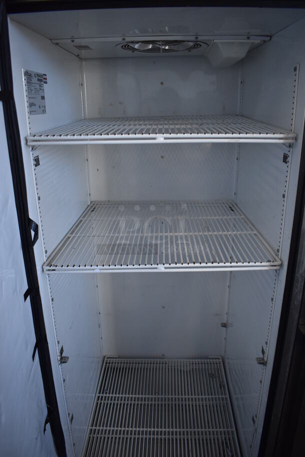 2011 True TG1R-1S Stainless Steel Commercial Single Door Reach In Cooler w/ Poly Coated Racks on Commercial Casters. 115 Volts, 1 Phase. 29x35x83. Tested and Working! - Image 5 of 7