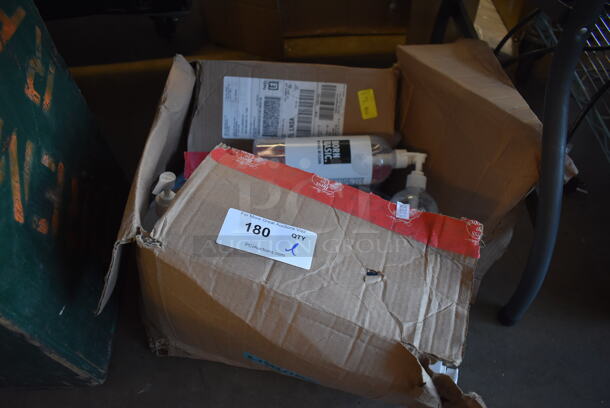 ALL ONE MONEY! Box of Various Hand Sanitizer Bottles - Image 5 of 5