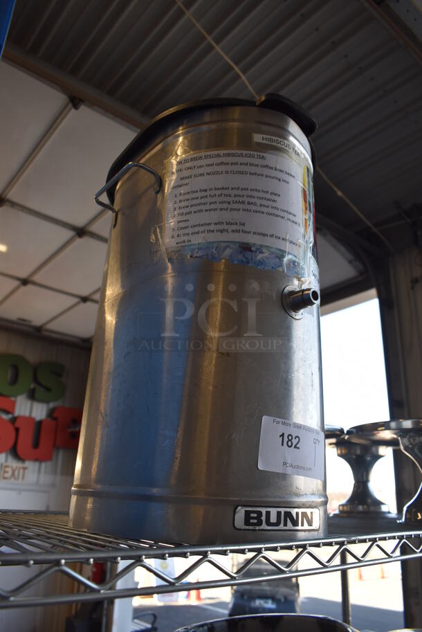 Bunn Stainless Steel Beverage Holder Dispenser. 11x14x20 - Image 2 of 3