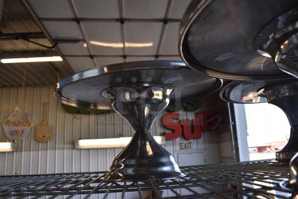 3 Metal Cake Stands. 13x13x6. 3 Times Your Bid! - Image 3 of 3