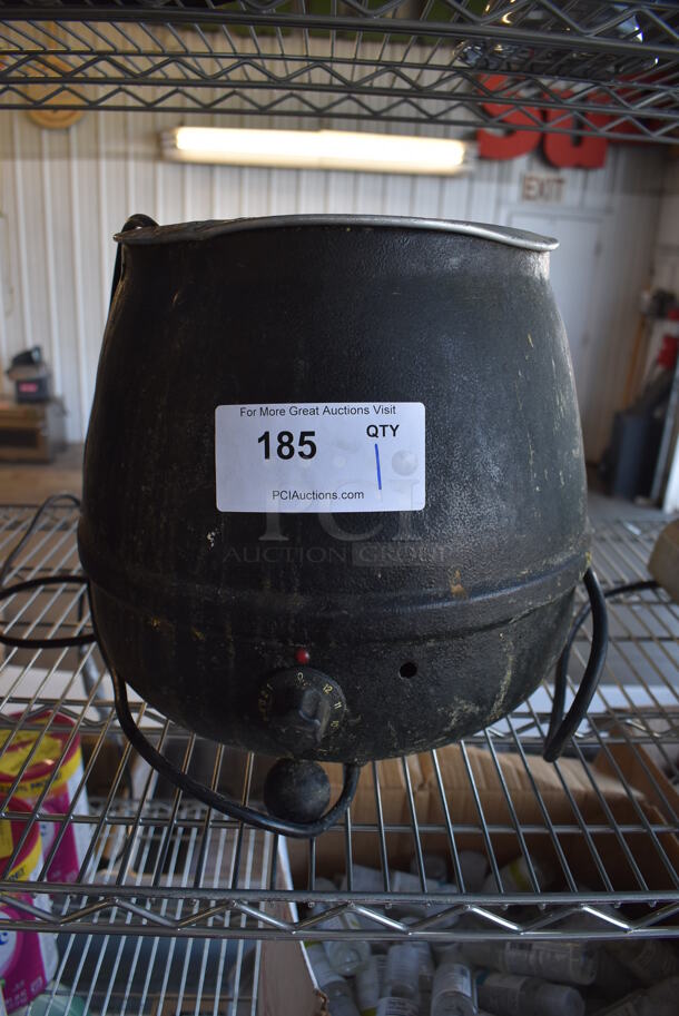Glenray Metal Commercial Countertop Soup Kettle. 120 Volts, 1 Phase. 13x13x13. Tested and Working!