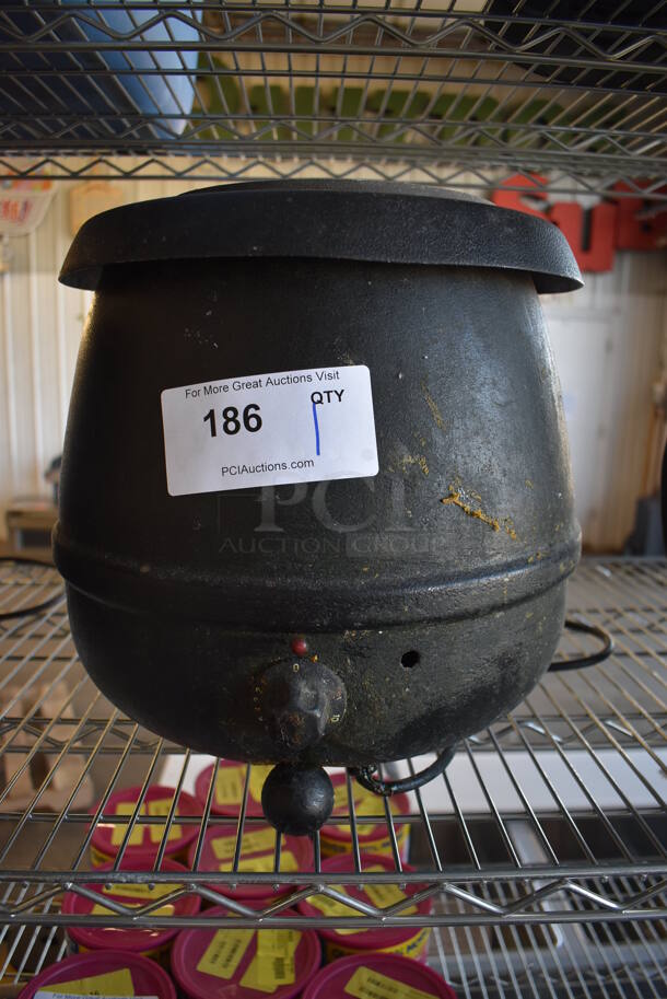 Glenray Metal Commercial Countertop Soup Kettle. 120 Volts, 1 Phase. 13x13x13. Tested and Working!