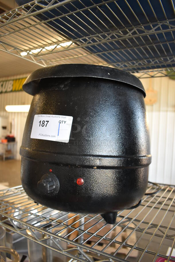 Glenray Metal Commercial Countertop Soup Kettle. 120 Volts, 1 Phase. 13x13x13. Tested and Working! - Image 3 of 5