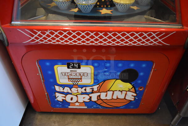 Metal Commercial Floor Style Basket Fortune Arcade Game. 208-240 Volts. 42x42x76 - Image 6 of 6