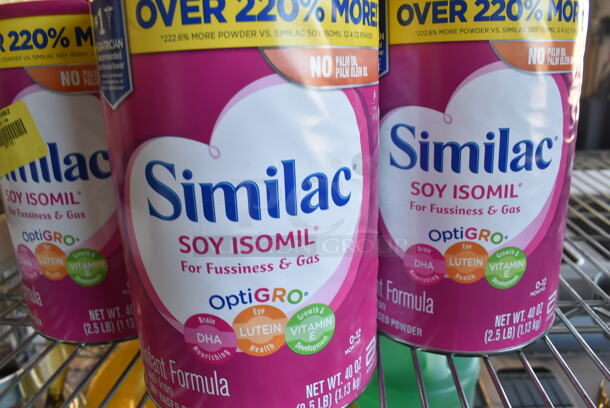 10 Similac Soy Isomil OptiGRO Infant Formula Cans. 10 Times Your Bid! - Image 2 of 4