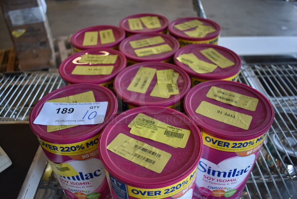 10 Similac Soy Isomil OptiGRO Infant Formula Cans. 10 Times Your Bid! - Image 3 of 4