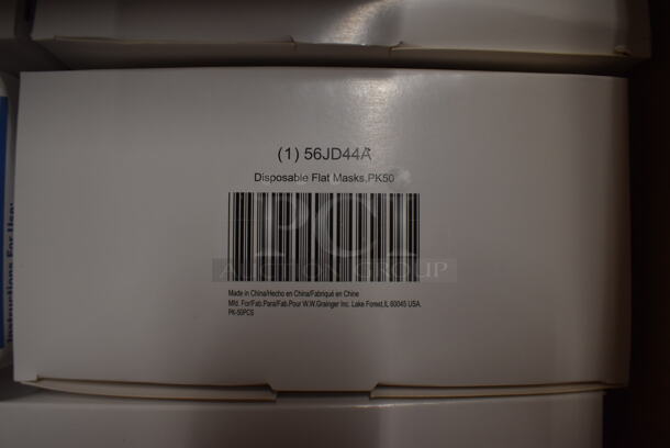 Box of 56JD44A PK50 Disposable Blue Non Medical Face Masks - Image 3 of 7