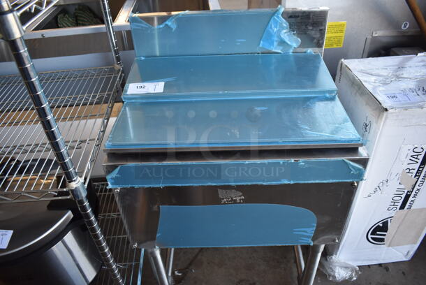 BRAND NEW SCRATCH AND DENT! Eagle B24IC-19-DSR Stainless Steel Commercial Ice Bin w/ Lid. 24x20x37 - Image 2 of 6