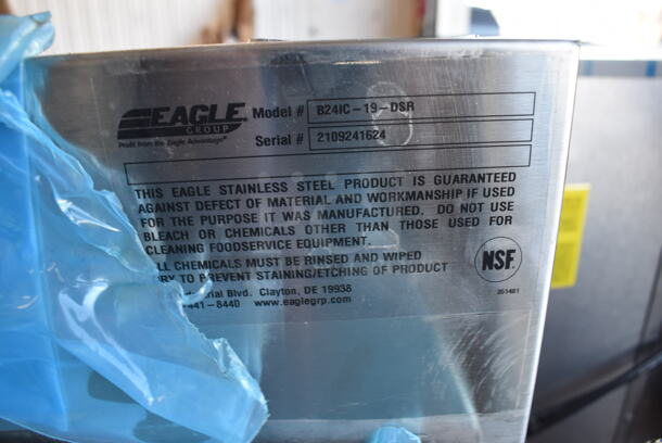 BRAND NEW SCRATCH AND DENT! Eagle B24IC-19-DSR Stainless Steel Commercial Ice Bin w/ Lid. 24x20x37 - Image 4 of 6