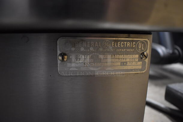 General Electric CK20B Stainless Steel Commercial Countertop Electric Powered Deep Fat Fryer. 220-240 Volts. 22x25x13 - Image 6 of 7