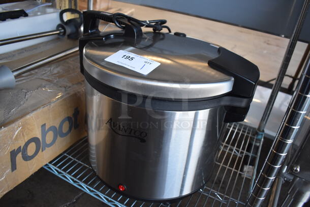 LIKE NEW! Avantco RW92 Stainless Steel Commercial Countertop 92 Cup Sealed Electric Rice Warmer. 120 Volts, 1 Phase. 18x16x18. Tested and Working! - Image 3 of 6