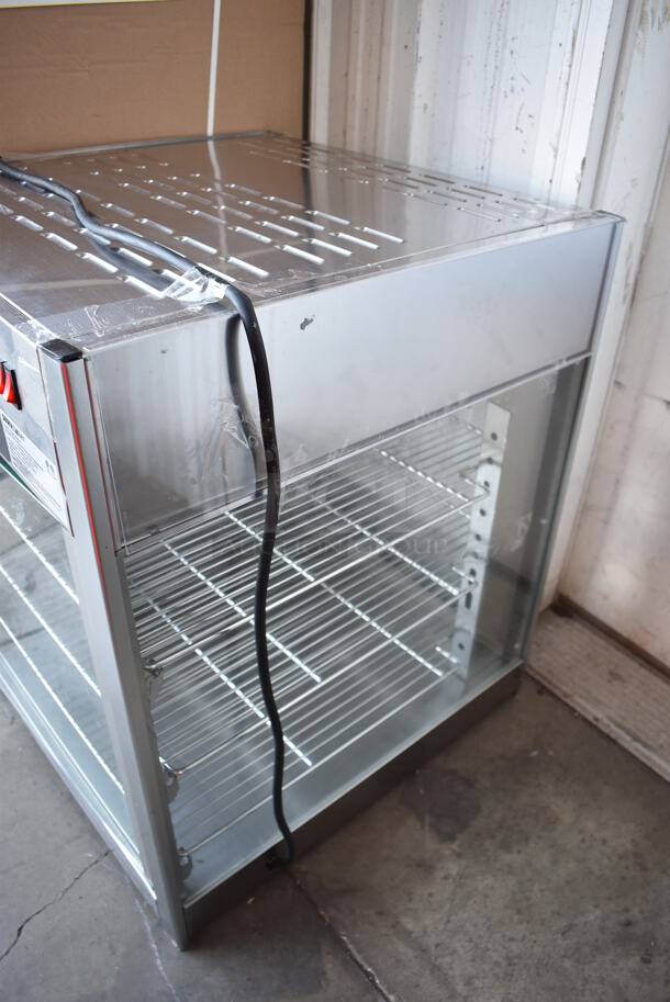 LIKE NEW! ServIt 423PDW18D2S 18" Self-Service Countertop Display Warmer with 4 Shelves. 120 Volts, 1 Phase. Unit Has Only Been Used a Few Times! 24x24x28. Tested and Working! - Image 6 of 6