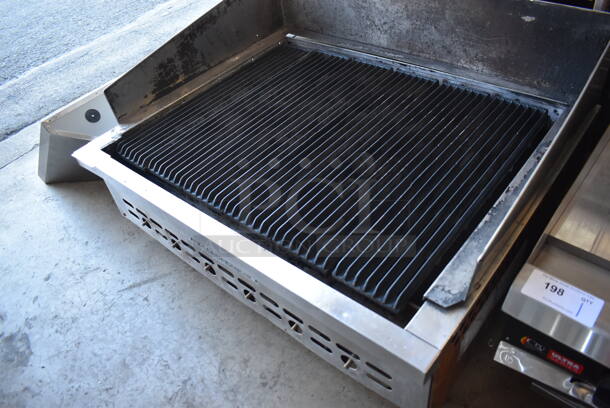 Bakers Pride Stainless Steel Commercial Countertop Natural Gas Powered Charbroiler Grill. 37x32x21 - Image 4 of 5