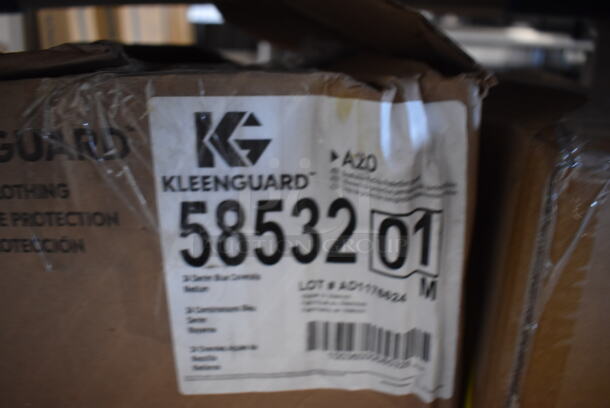 ALL ONE MONEY! Tier Lot of Various Items Including Kleenguard Protective Clothing Box and 2 GGS Collared Poly Elastic Clothes Covering Boxes - Image 7 of 7